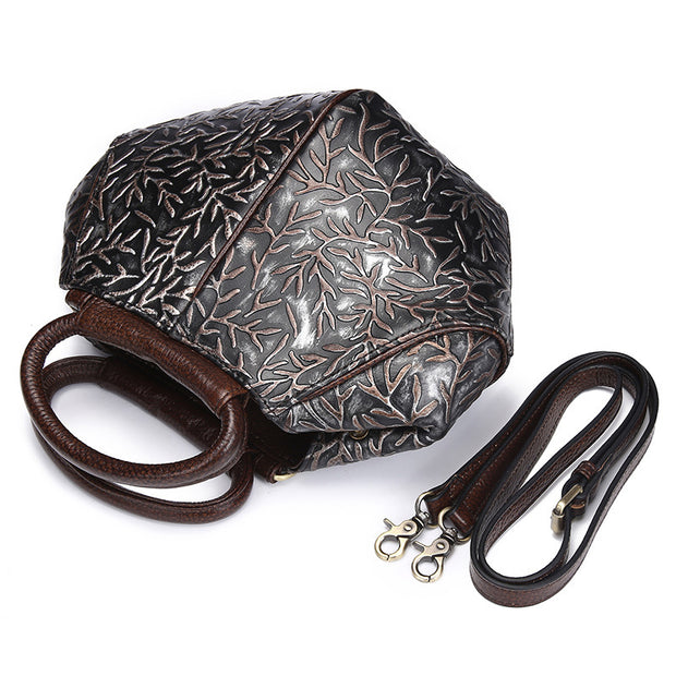 Geometric Leaves Bag - Prime Adore