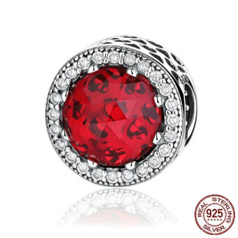 Sterling Silver Charm Variations - Red Series - Prime Adore