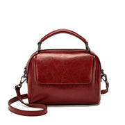 Leather One-Shoulder Handbag - Prime Adore