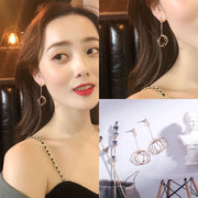 s925纯银针耳环女韩国气质网红爆款防过敏耳饰品2020年新款潮耳钉 - Prime Adore