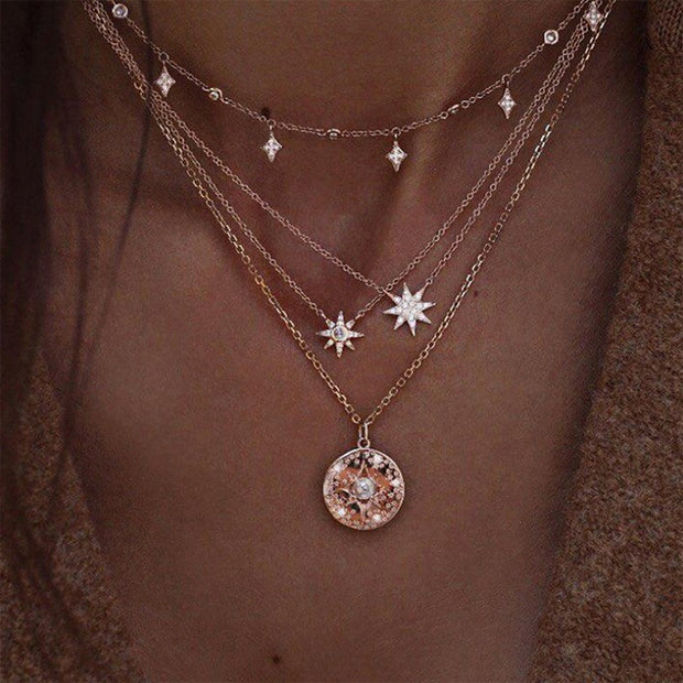 Orbit Necklace Layers - Prime Adore