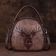 Retro Leather Moose Bag - Prime Adore