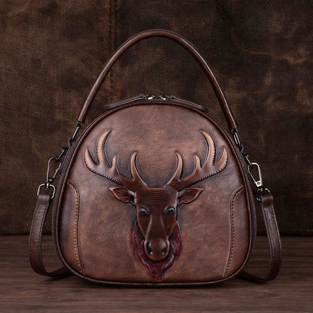 Retro Leather Moose Bag - Prime Adore