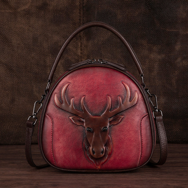 Retro Leather Moose Bag - Prime Adore