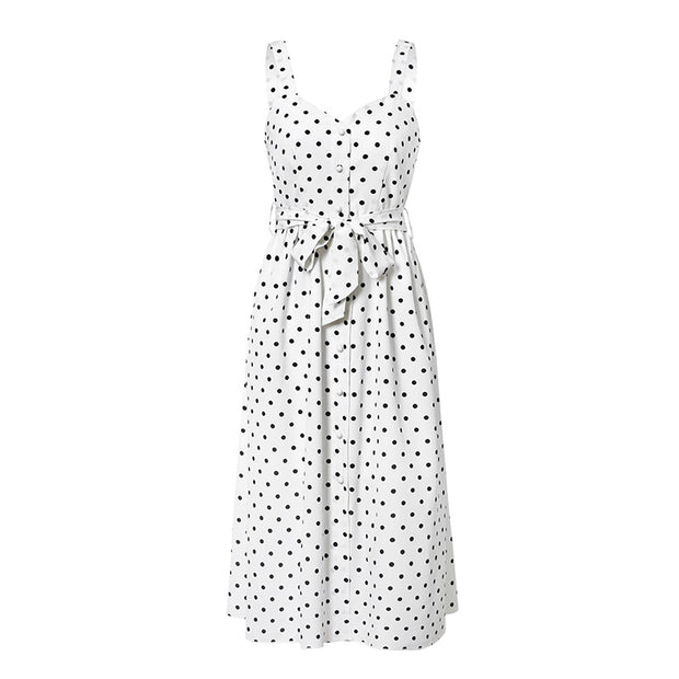 Dotted Sweetheart Sundress - Prime Adore