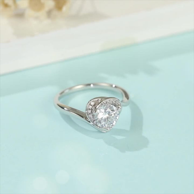 Lovely Heart Moissanite Ring - Prime Adore