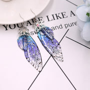 Cicada Wing Drop Earrings - Prime Adore