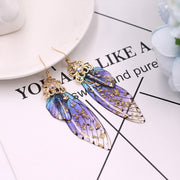 Cicada Wing Drop Earrings - Prime Adore