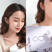 s925纯银针耳环女韩国气质网红爆款防过敏耳饰品2020年新款潮耳钉 - Prime Adore