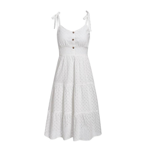 Sweetheart Bow Tie Dress - Prime Adore
