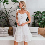 Sweetheart Bow Tie Dress - Prime Adore
