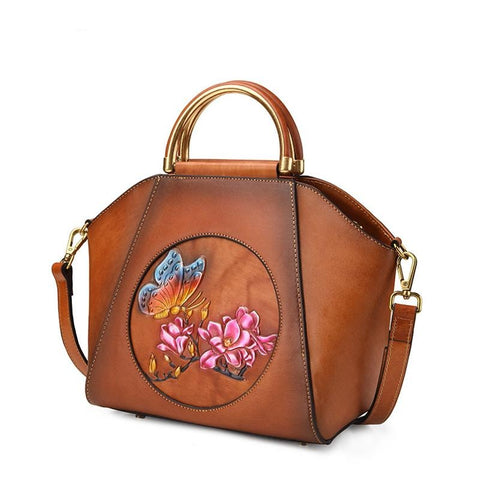 Retro Temperament Leather Handbag - Prime Adore