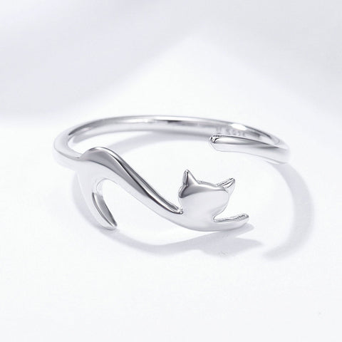 Sticky Cat Long Tail Finger Ring - Prime Adore