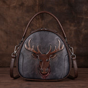 Retro Leather Moose Bag - Prime Adore