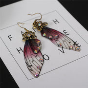 Cicada Wing Drop Earrings - Prime Adore