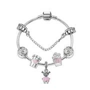 Bangle Charm Birthstone Bracelet - Prime Adore