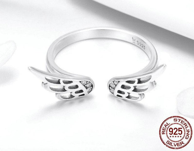 Sparkling Fairy Wings Ring - Prime Adore