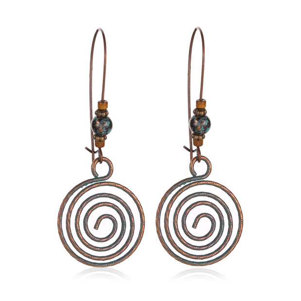 Bohemian Retro Carving Earrings - Prime Adore