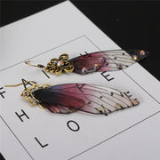 Cicada Wing Drop Earrings - Prime Adore