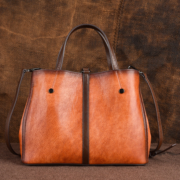 Gratia Large Leather Handbag - Prime Adore