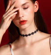 Diamond Flower Choker - Prime Adore