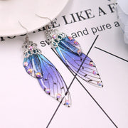 Cicada Wing Drop Earrings - Prime Adore