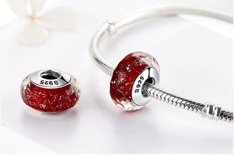 Sterling Silver Charm Variations - Red Series - Prime Adore