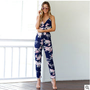 Azure Flora Jumpsuit - Prime Adore