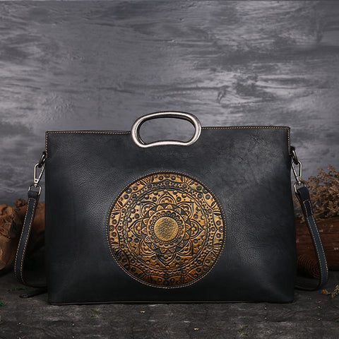 Vintage Fusion Leather Handbag - Prime Adore