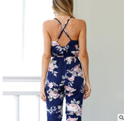 Azure Flora Jumpsuit - Prime Adore