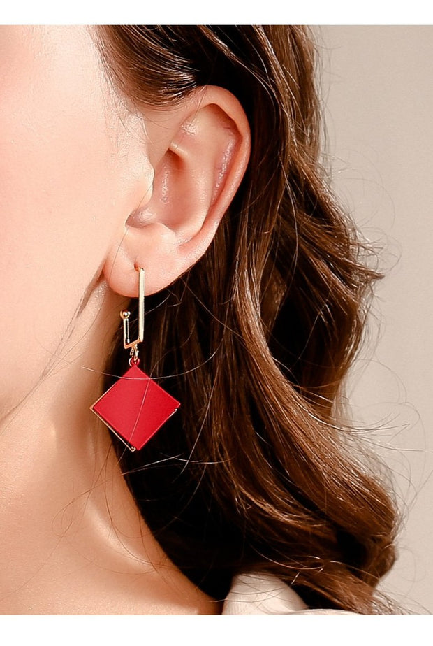 Korean Prime Squares Earrings - Prime Adore