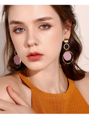 Exaggerated Circle Female Earrings - Prime Adore