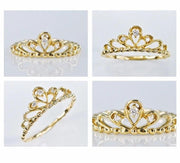 Vintage Tiara Crown Ring - Prime Adore