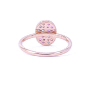 X-Circle Pink Sapphire Ring - Prime Adore