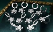 Prime Adore Diamond Flower Earrings - Prime Adore