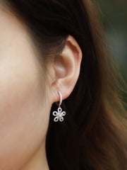 Prime Adore Diamond Flower Earrings - Prime Adore