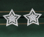 Twinkle Double Stars Earrings - Prime Adore