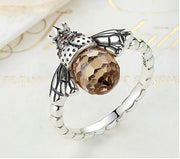 Vintage Honeybee Silver Ring - Prime Adore