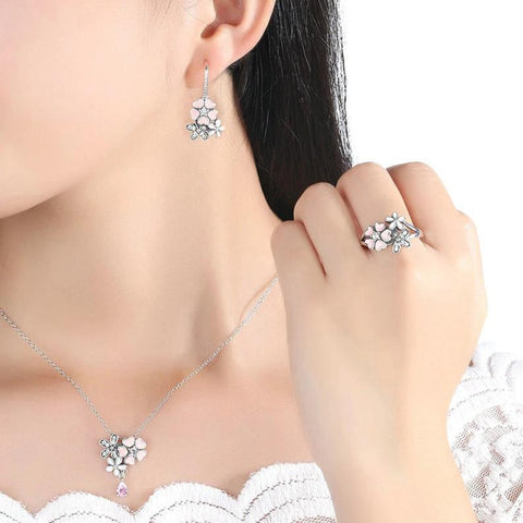 Poetic Cherry Blossom Necklace - Prime Adore