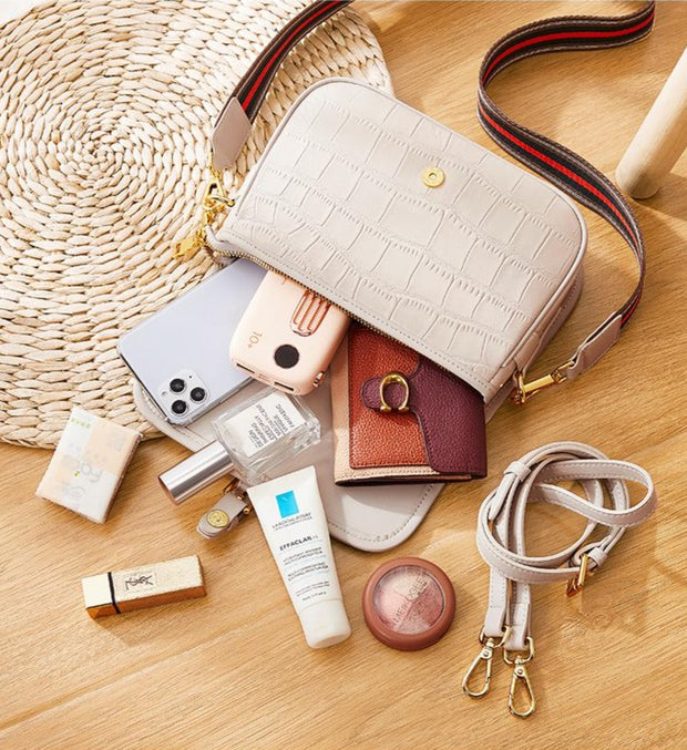 Casual Crocodile Shoulder Bag - Prime Adore