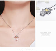 Angel Heart Pendant Necklace - Prime Adore