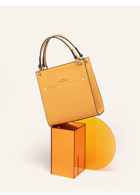 Alpina Leather Cowhide Handbag - Prime Adore