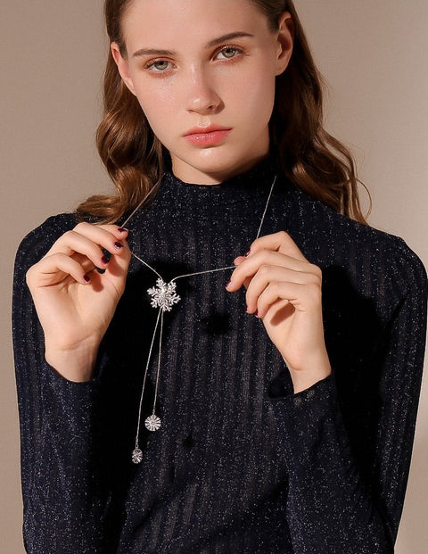Snowflake Necklace - Prime Adore