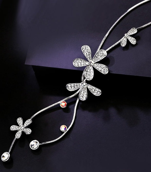 Crystal Flora Necklace - Prime Adore
