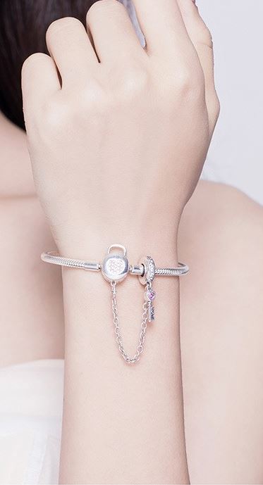 Heart Lock Safety Snake Chain - Prime Adore