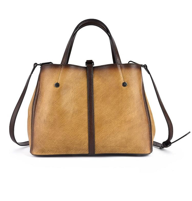 Gratia Large Leather Handbag - Prime Adore