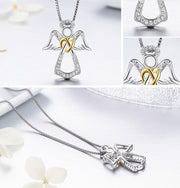 Angel Heart Pendant Necklace - Prime Adore