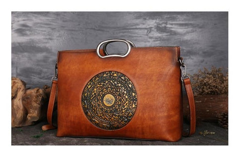 Vintage Fusion Leather Handbag - Prime Adore