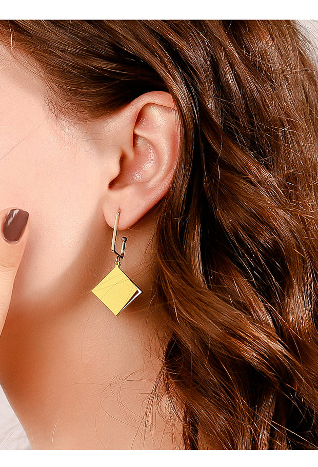 Korean Prime Squares Earrings - Prime Adore