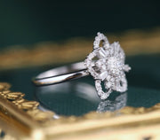 Diamond Double Stars Engagement Ring - Prime Adore